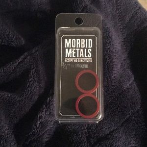 Morbid metals 3/4ths screw back plugs